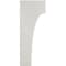 Ekena Millwork 3 1/2"W x 4"D x 10"H Clarksville Wood Vintage Decor Bracket, Chalk Dust White BKTWD04X04X10CVWH - alternate 2